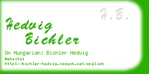 hedvig bichler business card